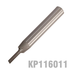 Image of a STRAIGHT BIT 3/32' (2.4MM) X 1/2' CUT SOLID CARBIDE 2 FLUTE 1/4'SHANK