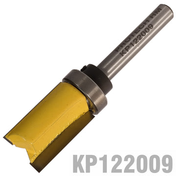 Image of a PATTERN FLUSH TRIM BIT. WITH SHANK MOUNTED BEARING 16MM X 25MM 1/4' SH