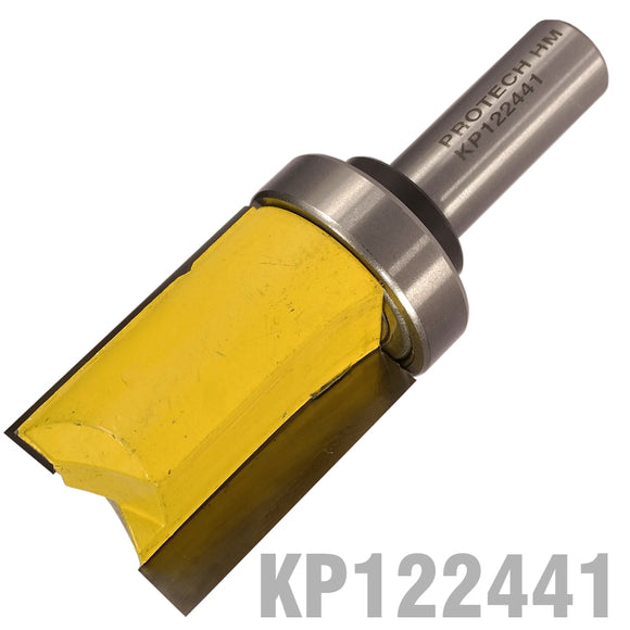 Image of a PATTERN FLUSH TRIM BIT. WITH SHANK MOUNTED BEARING 1 1/8' X 1 1/2' 1/2