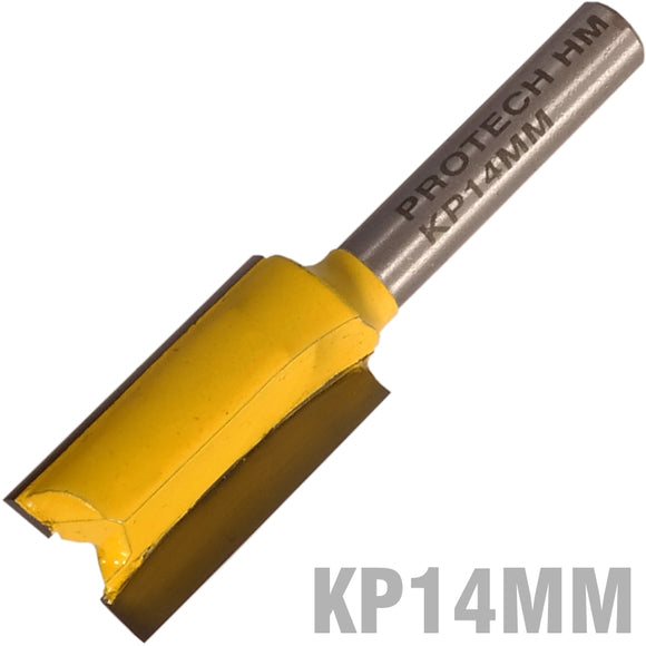 Image of a STRAIGHT BIT 14MM X 25MM CUT 2 FLUTE METRIC 1/4' SHANK