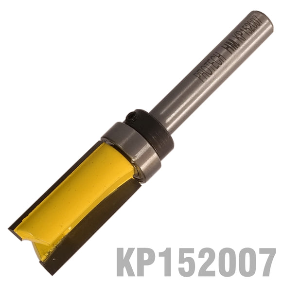 Image of a PATTERN FLUSH TRIM BIT. WITH SHANK MOUNTED BEARING 1/2' X 1' 1/4' SHAN
