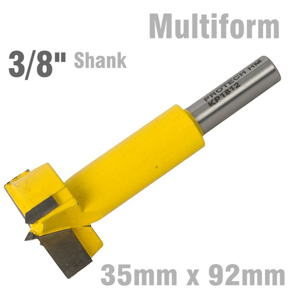 Image of a HINGE BORE BIT 35MM X 92MM 3/8' SHANK