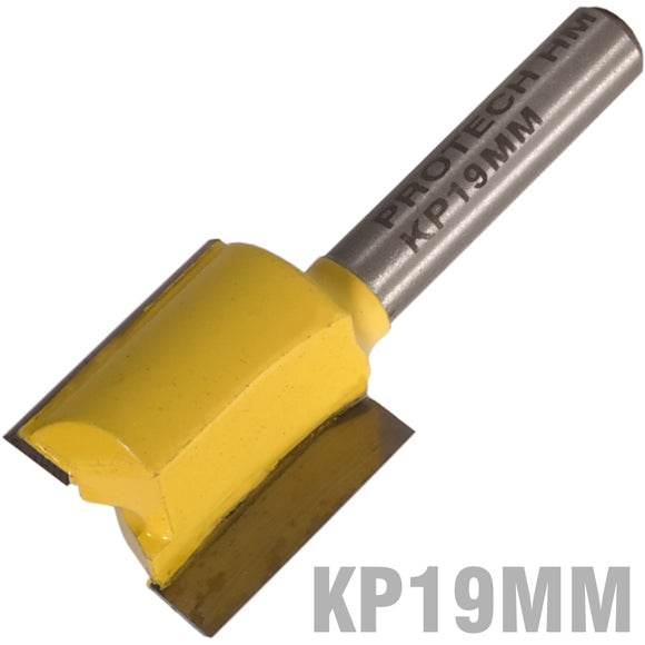 Image of a STRAIGHT BIT 19MM X 20MM CUT 2 FLUTE METRIC 1/4' SHANK