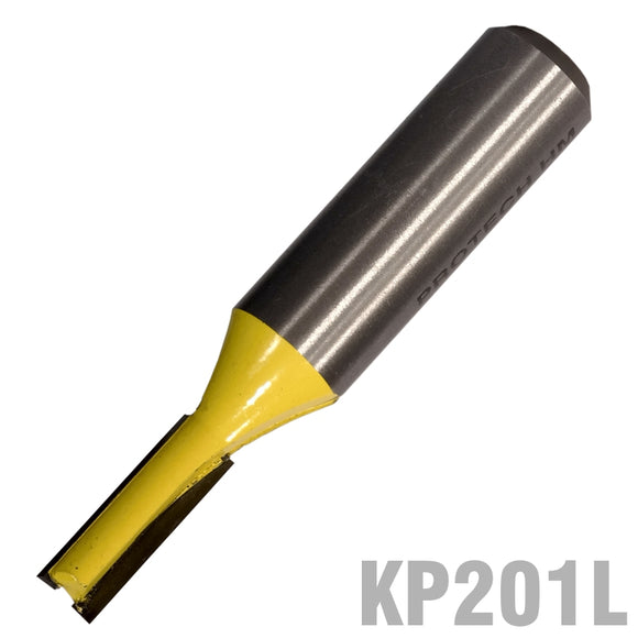 Image of a STRAIGHT BIT 1/4' (6.35MM) X 3/4'(19MM) TWO FLUTE 1/2' SHANK