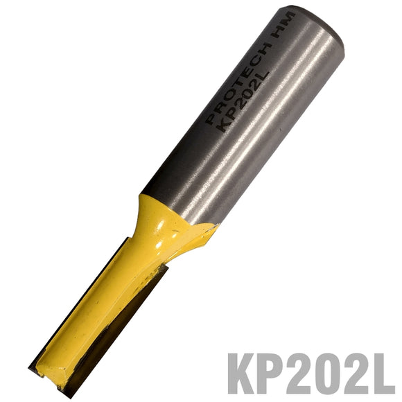 Image of a STRAIGHT BIT 5/16' (7.9MM) X 1'(25.4MM) TWO FLUTE 1/2' SHANK