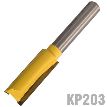Image of a STRAIGHT BIT 3/8' (9.5MM) X 1'(25.4MM) TWO FLUTE 1/4' SHANK