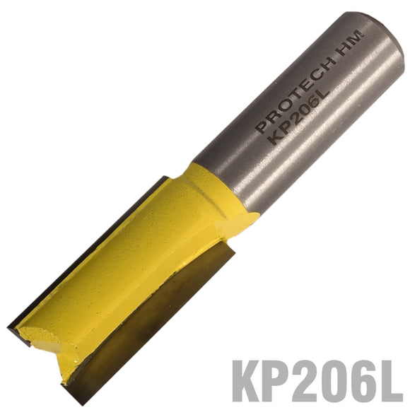Image of a STRAIGHT BIT 9/16' (14.3MM) X 1 1/4'(31.8MM) TWO FLUTE 1/2' SHANK