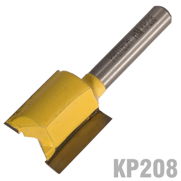 Image of a STRAIGHT BIT 3/4'(19MM) X 3/4'(19MM) TWO FLUTE 1/4' SHANK