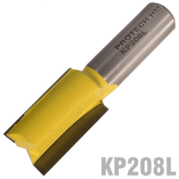 Image of a STRAIGHT BIT 3/4'(19MM) X 1 1/4'(31.8MM) TWO FLUTE 1/2' SHANK