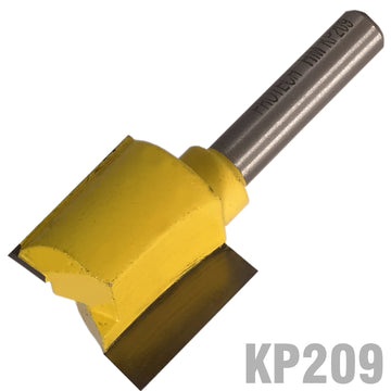 Image of a STRAIGHT BIT 7/8'(22.2MM) X 3/4'(19MM) TWO FLUTE 1/4' SHANK