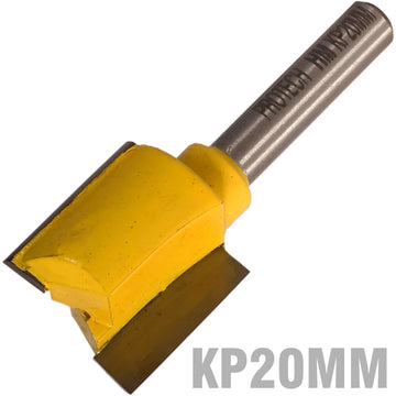 Image of a STRAIGHT BIT 20MM X 20MM CUT 2 FLUTE METRIC 1/4' SHANK