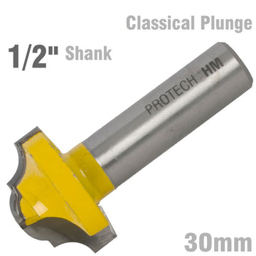 Image of a CLASSICAL PLUNGE CUTTING 30MM 1/2' SHANK