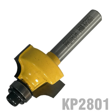 Image of a BEADING BIT 7/8' X 3/8' RADIUS 3/16' 1/4' SHANK