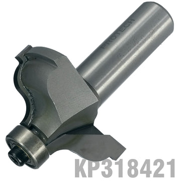 Image of a QUIRK TOPPED OGEE 1/5/8' X 11/16'RADIUS 1/4' 1/2' SHANK