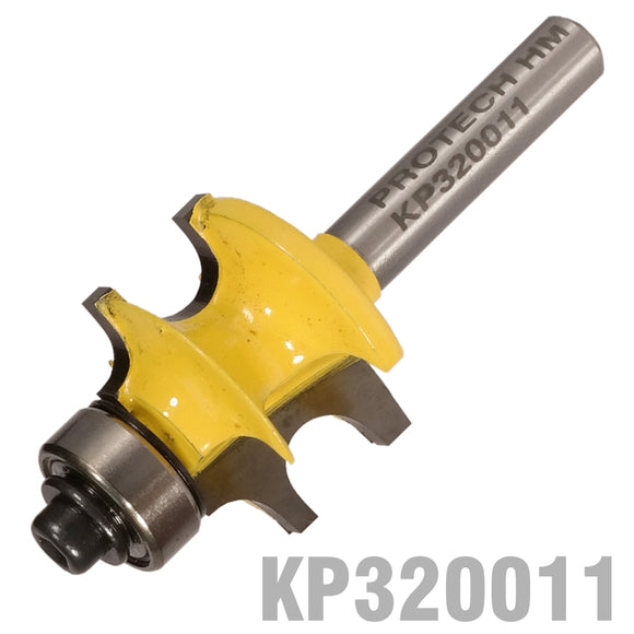 Image of a LARGE BEAD BIT 1 5/16' X 5/8' RADIUS 5/16' 1/4' SHANK
