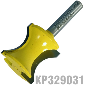 Image of a EXTERNAL BULL NOSE 1' (24.4MM) X 3/4' HALF RADIUS RADIUS 3/16' 1/4' S