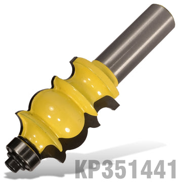 Image of a FACE MOULD BIT 1' X 1 3/8' RADIUS 5/32' 1/2' SHANK