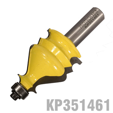 Image of a FACE MOULD BIT 1 3/8' X 1 5/8' RADIUS 1/8' 1/2' SHANK