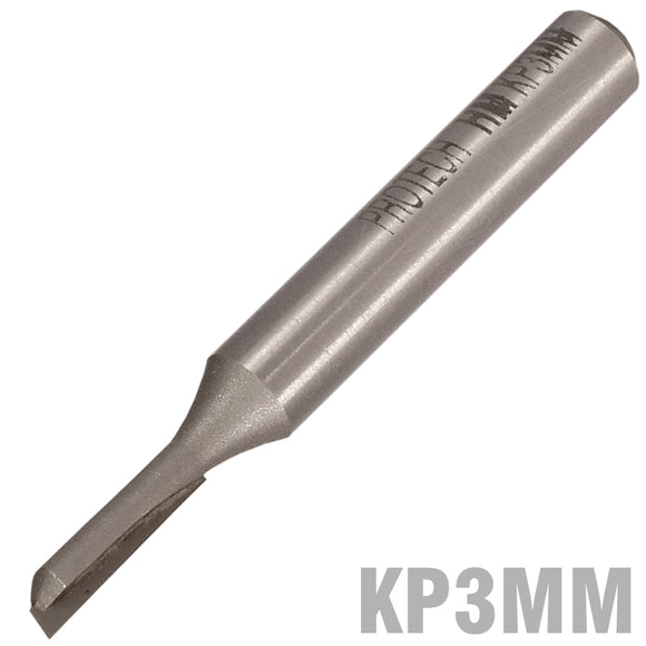 Image of a STRAIGHT BIT 3MM X 13MM SINGLE FLUTE METRIC 1/4'SHANK