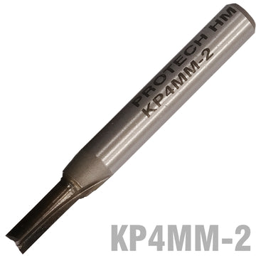 Image of a STRAIGHTBIT 4MM 2 FLUTE SOLID CARB