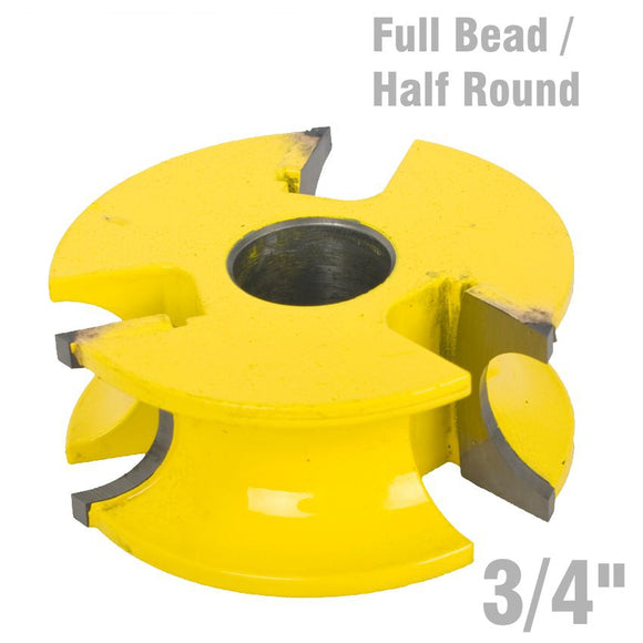 Image of a FULL BEAD/HALF ROUND 3/4'