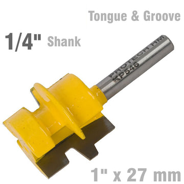 Image of a TONGUE AND GROOVE TAPER (WEDGE TAPER) 1' X 27MM 1/4' SHANK