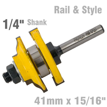 Image of a RAIL & STYLE OGEE RAIL & STYLE 41MM X 15/16' 1/4' SHANK