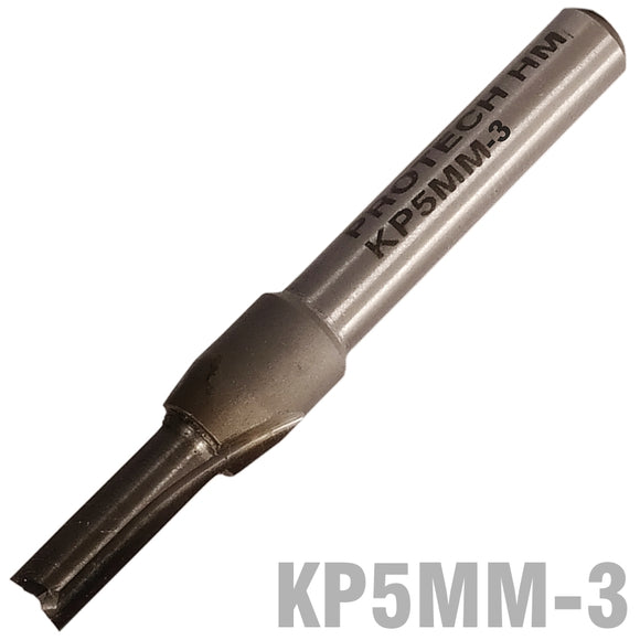 Image of a STRAIGHT BIT 5MM X 14MM TWO FLUTE SOLID CARBIDE 1/4' SHANK