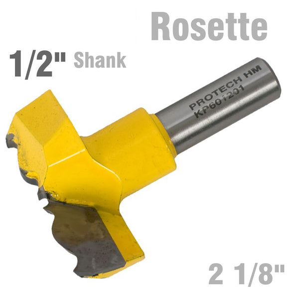 Image of a ROSETTE BIT 54MM (2 1/8'CUTTING DIAMETER) 1/2' SHANK 601201