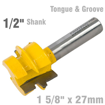 Image of a TONGUE AND GROOVE TAPER (WEDGE TAPER) 1 5/8' X 27MM 1/2' SHANK