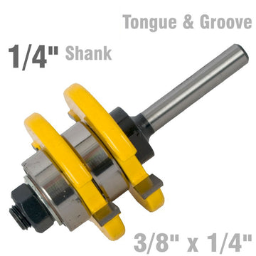 Image of a TONGUE & GROOVE ASSEMBLY 3/8' X 1/4' 1/4' SHANK