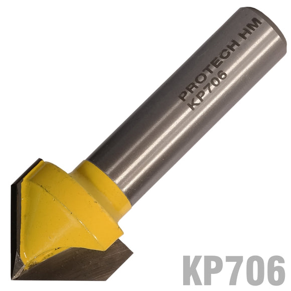 Image of a V-GROOVE BIT TCT 1' X 1/2'SH