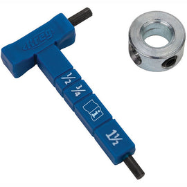 Image of a EASY SET STOP COLLAR AND MATERIAL THICKNESS GAUGE