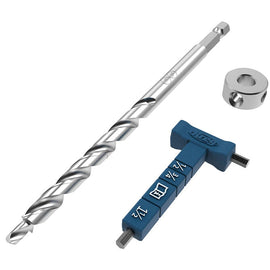 Image of a EASY-SET MICRO-POCKET DRILL BIT WITH STOP COLLAR & GAUGE/HEX WRENCH