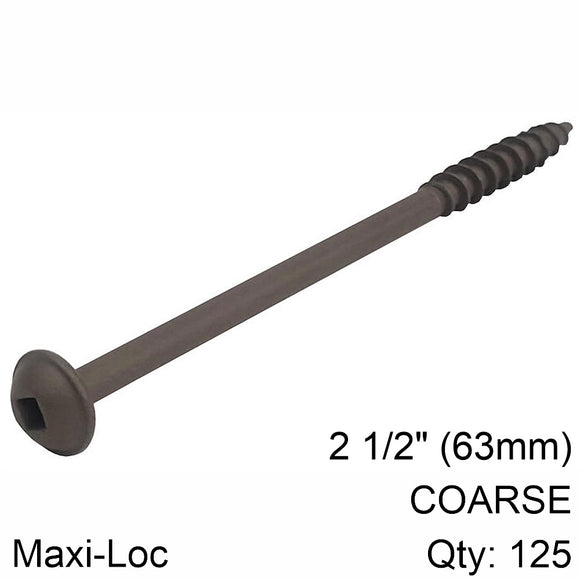 Image of a KREG HD PROTEC KOTE POCKET HOLE SCREWS 64MM 2.50' #14 COARSE THREAD MX