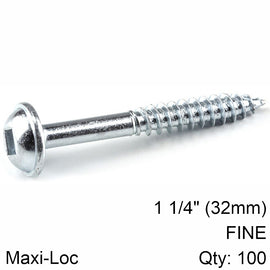 Image of a KREG ZINC POCKET HOLE SCREWS 32MM 1.25' #7 FINE THREAD MX LOC 100CT