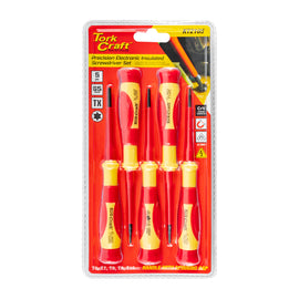 Image of a Tork Craft 5pc Precision Electronic Insulated Screwdriver Set