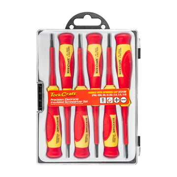 Image of a Tork Craft 6pc Precision Electronic Insulated Screwdriver Set