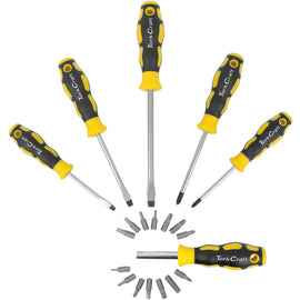 Image of a Tork Craft 20pc Screwdriver Set Includes Insert Bits