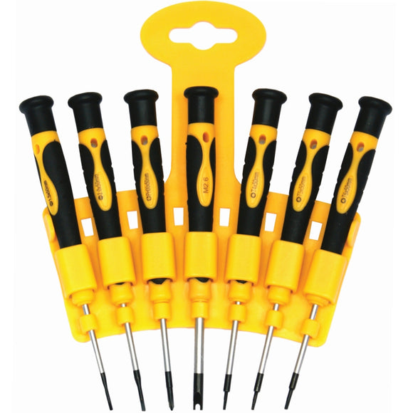 Image of a Tork Craft 7pc Precision Screwdriver Set For Cell Phone