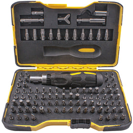 Image of a Tork Craft 101pc Screwdriver Insert Bit Set In Storage Case All Bit Types Inclu