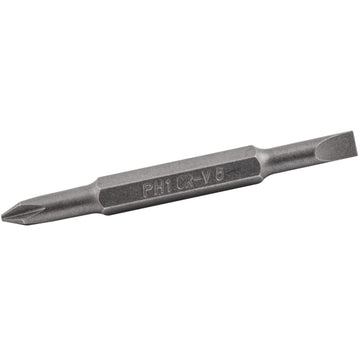 Image of a Tork Craft Replacement Bit 65mm Double Ended 6mm.sl5mm/PH1 For KT2677