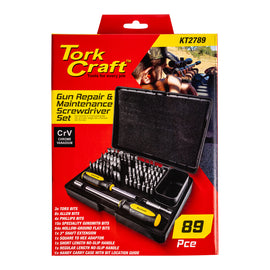 Image of a Tork Craft Gunsmithing Set 89pc Screwdriving Set Professional