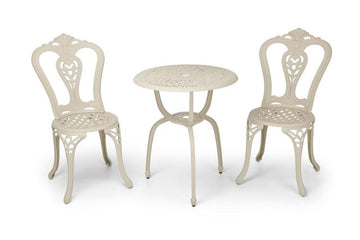 Anray 2 Seater Victoria with 60cm Patio Table Set - Sand Beige