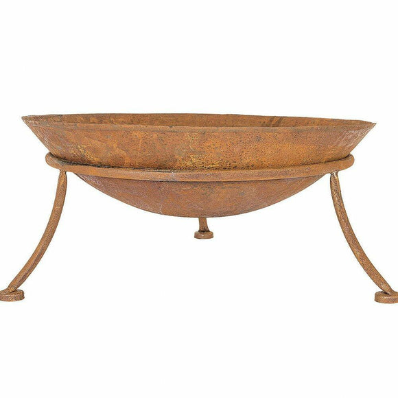 image of La Hacienda Kutu Oxidised Firepit L 47cm x W 47cm x H 21cm