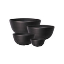 Image of a CASA CALORE Flower Pots and Planters, Ultralight Bowl 4.5kg/Set 3+1 Low Bowl design - Obsidian Grey 1