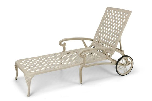 Anray  Aluminium Pool Lounger - Sand Beige