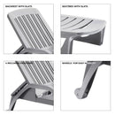 Image of a ECONOFURN Bica Zanzibar Sun/Pool Lounger - Grey 2