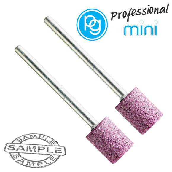 Image of a RUBY GRINDING STONES 10X12MM.CYL.SH3MM.2PCS