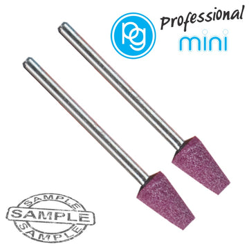 Image of a RUBY GRINDING STONES 8X12MM.CONE.SH3MM.2PCS